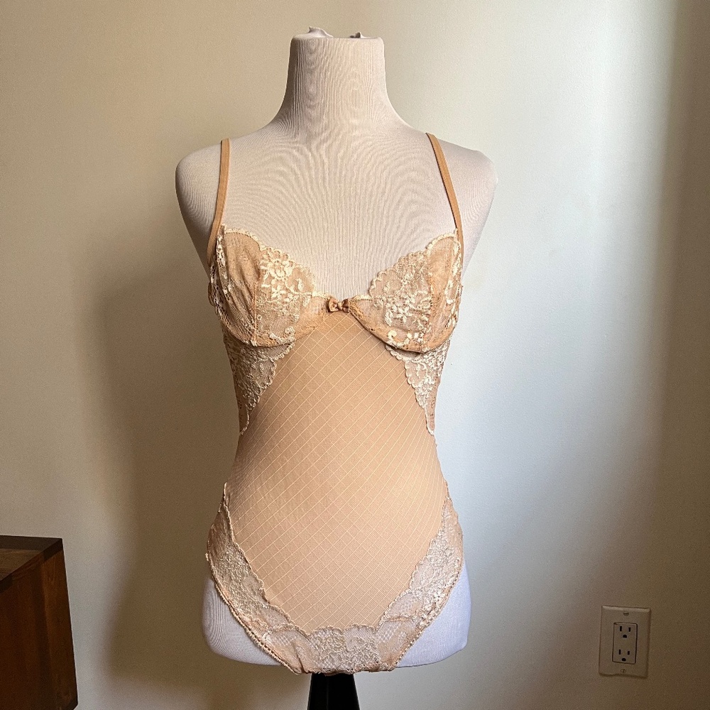 La Perla Lace Mesh Bodysuit